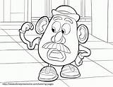 Toy Coloring Story Pages Potato Head Mr Printable Disney Slinky Dog Color Print Pdf Popular Getcolorings Coloringhome sketch template