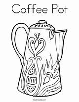 Coffee Coloring Pot Drink Let Favorites Login Add Print Twistynoodle Built California Usa Noodle sketch template