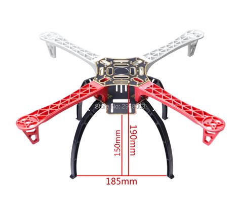 quadcopter multicopter frame kit  black tall landing gear skid    sk