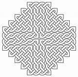 Coloring Pages Celtic Knot Adults Rangoli Detailed Flower sketch template