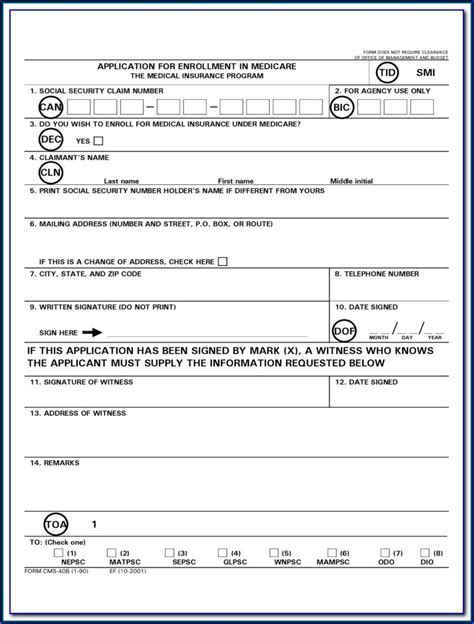 social security medicare part  forms form resume examples xzqzql