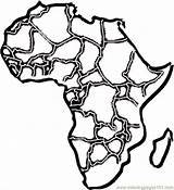 Coloring Africa African Pages Map Printable Results Getcolorings Color Print sketch template