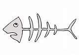 Fish Skeleton Drawing Fishbones Bones Clipart Sketch Clip Cartoon Boubin Michal Cliparts Drawings Graffiti Simple Paintingvalley Library Collection Clipground Gograph sketch template