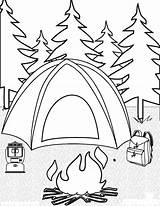 Camping Coloring Pages Printable Sites sketch template