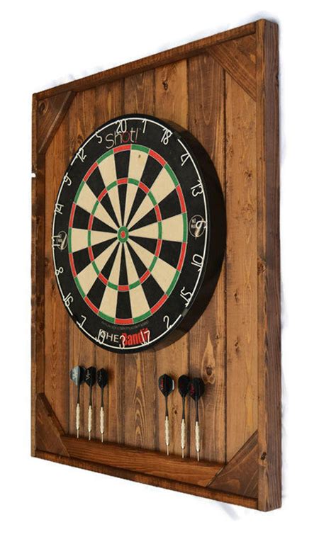 dart board bord engels kastanje gekleurddart etsy dart board backboard dart board wall dart