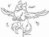 Hippogriff Drawingskill sketch template