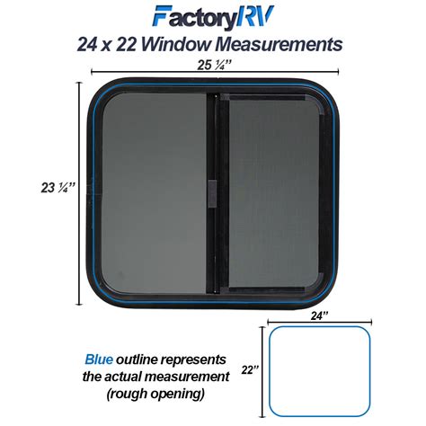toughgrade horizontal sliding rv window       mounting ri factoryrvsurpluscom