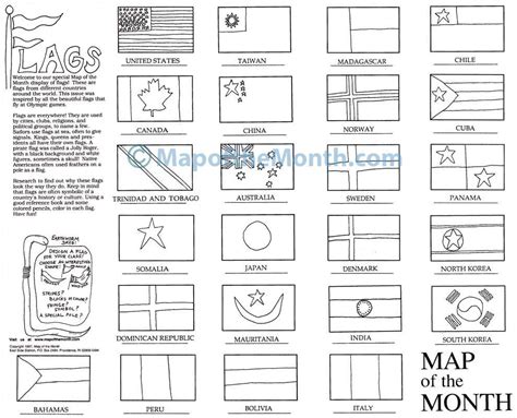 flags   world colouring worksheets      review