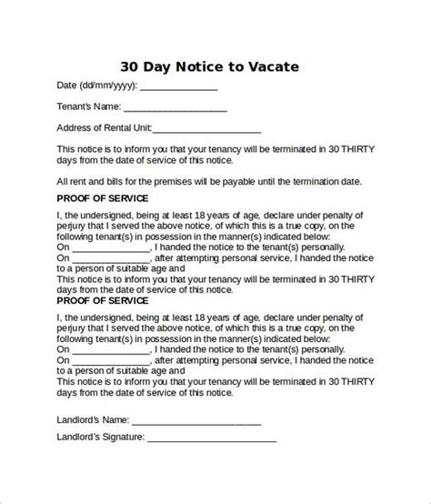 day notice  vacate florida sample letter lodi letter