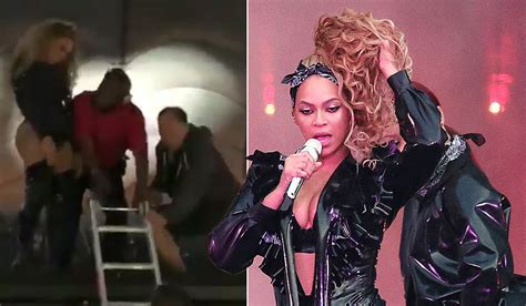 Beyoncé Rescued From Stage By Ladder After Set Malfunction