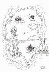 Pirate Draw Schatzkarte Tesoro Malvorlagen Pirata Xjo Pirates Hubpages Paintingvalley Mapas Mountains sketch template