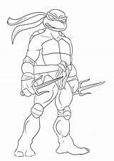 Ninja Raphael Turtles Getcolorings sketch template