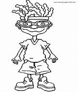 Rocket Power Coloring Pages Kids Cartoon Color Printable Character Otto Characters Drawings Sheets Rockets Found Pencil Print Book sketch template