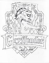 Gryffindor Potter Harry Coloring Hogwarts Crest Pages House Castle Drawing Logo Houses Slytherin Drawings Deviantart Ravenclaw Colouring Easy Sketch Printable sketch template