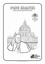 Coloring Pope Francis Pages Famous People Cool Celebrities Print Kids sketch template