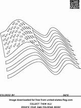 Flag Coloring American Printable Pages Spain States United Color Drawing Line Flags Indian Getcolorings Getdrawings Preschool America Colorings sketch template