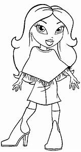 Bratz Coloring Gif Pages sketch template