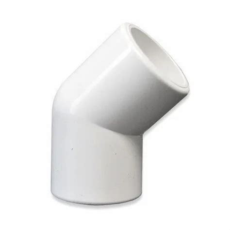 across upvc 45 deg bend elbow pipe fittings at rs 8 29 piece in
