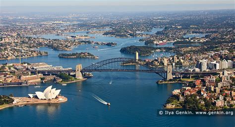 aerial view  sydney city  sydney nsw australia print fine