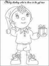 Noddy Coloring Pages Thinking Something Kids Print Cartoon Sheet Getting Gift Toyland Color Ultimate Pdf Open  Resources sketch template