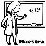 Maestros Maestras Maestra Alumnos Imagui Profesora Infantiles sketch template