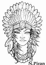 Cocar Adulte Desenho Tatuagem Arte Tatuagens Indígena Aztecas Headdress Indios Indio índia Colorear Mascaras Increbles Indigena Desenhar Azteca Tatuar Pierna sketch template