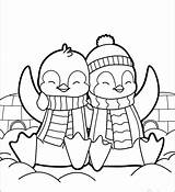 Penguin Cute Coloring Pages Color Printable Getcolorings Print sketch template