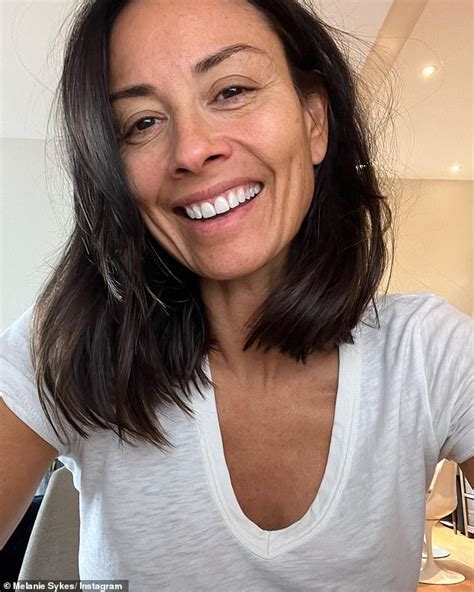 Melanie Sykes Says An Unnamed Tv Personality Groped Her Breasts At