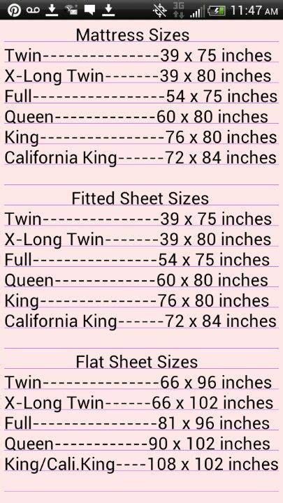 image result  sheet size chart sewing basics sewing hacks diy sewing sewing crafts sewing