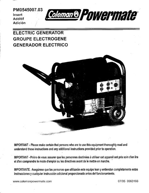 coleman powermate  generator wiring diagram wiring digital  schematic