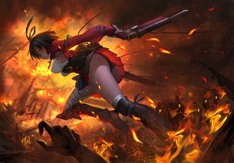 Anime Wallpaper Hd Kabaneri Of The Iron Fortress Weapons