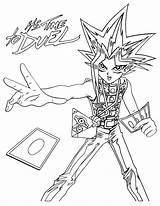 Yugioh Coloring Pages Monsters Getcolorings Color Yu Gi Oh sketch template