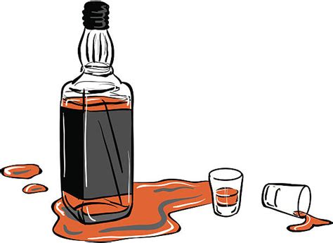 whiskey spilled illustrations royalty free vector graphics and clip art