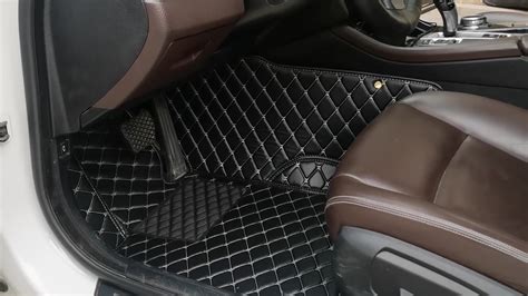 luxury car mats waterproof dustproof leather  car foot mats  vw cc