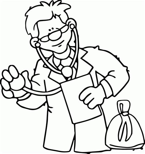 eye doctor coloring page coloring home
