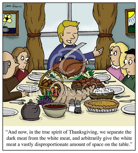 cartoon and now in the true spirit of thanksgiving we separate the