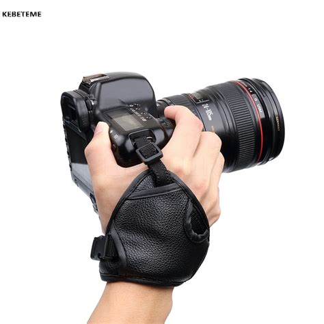 buy kebeteme camera pu leather grip rapid wrist strap soft hand grip camera bag