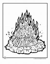 Coloring Campfire Pages Camping Drawing Clipart Fire Cliparts Camp Colouring Kids Library Adults Activities Popular sketch template