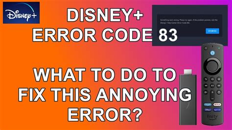 disney  error code       firestick    fix
