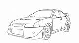Furious Evo Lancer Mitsubishi Jdm Educativeprintable sketch template