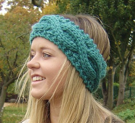 cable knit headband patterns  knitting blog