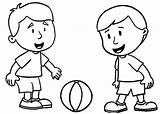 Menino Jogando Meninos Futebol Desenhar Brincando Riscos Bonecos Fraldas Jogador Rapazes Qdb Pessoas Colorido Tecido sketch template