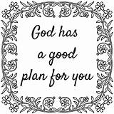 Coloring Pages Plan God Good Year Christian Let Real Know Printable Stressed Anxiety Suffer Getcolorings sketch template