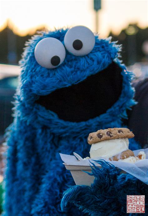 Meeting Cookie Monster Dessert First