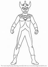 Ultraman Gambar Coloring sketch template