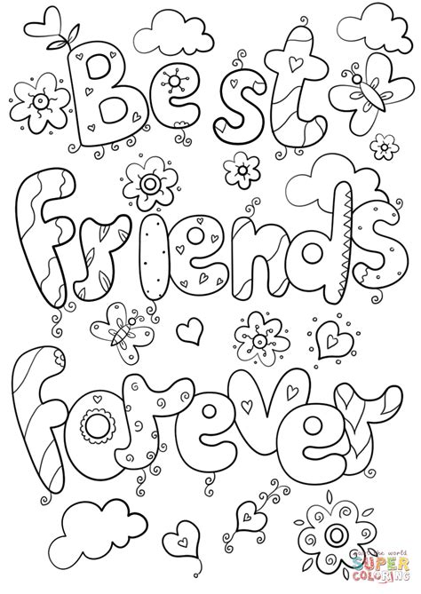 friends  coloring page  printable coloring pages