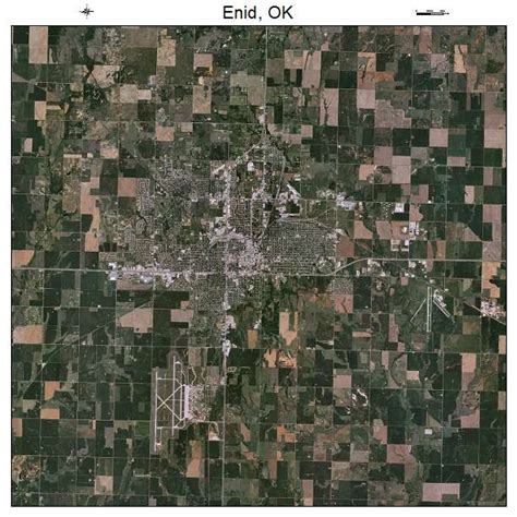 aerial photography map  enid  oklahoma
