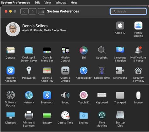macos venturas system settings differs   previous system preferences
