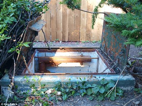 Hidden Treasure Metal Bulkhead Doors Protect The Entryway Into The