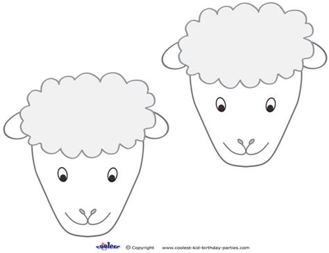 sheep mask template kazapsstechco  printable sheep mask